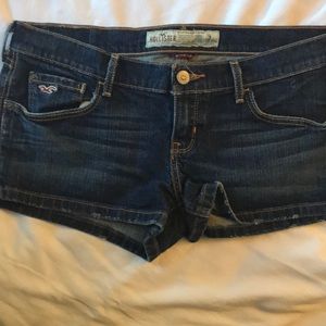 Hollister Dark denim shorts